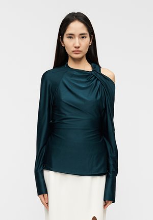 TWIST DETAIL - Top s dlhým rukávom - dark teal