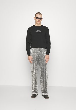 Han Kjøbenhavn TRAIN INSANE REGULAR TEE UNISEX - Μπλούζα με μακριά μανίκια - black