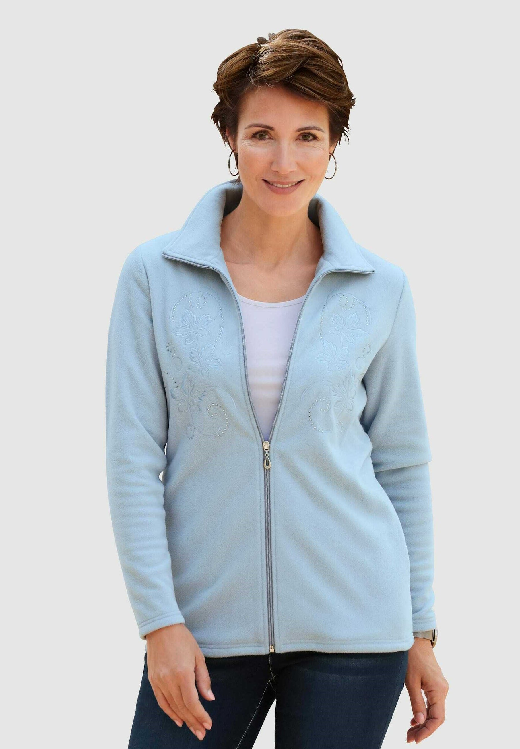 Paola Fleece jacket - hellblau/light 