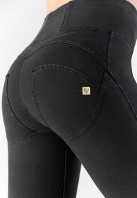 Freddy VITA ALTA - Leggings - denim nero