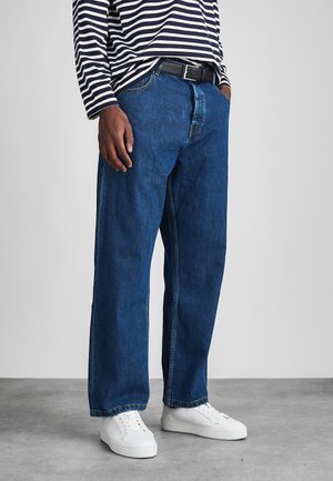 Relaxed fit jeans - washed indigo