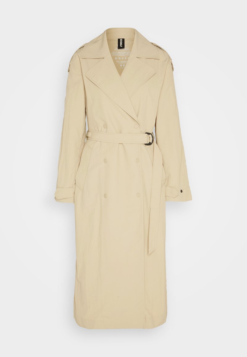 Ecoalf Trenchcoat zandkleur