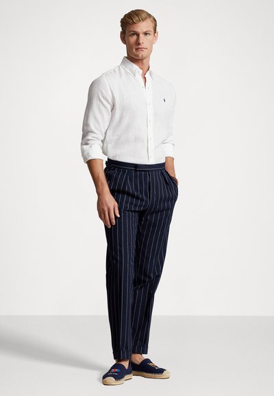 Polo Ralph Lauren SLIM FIT LINEN SHIRT - Shirt - white