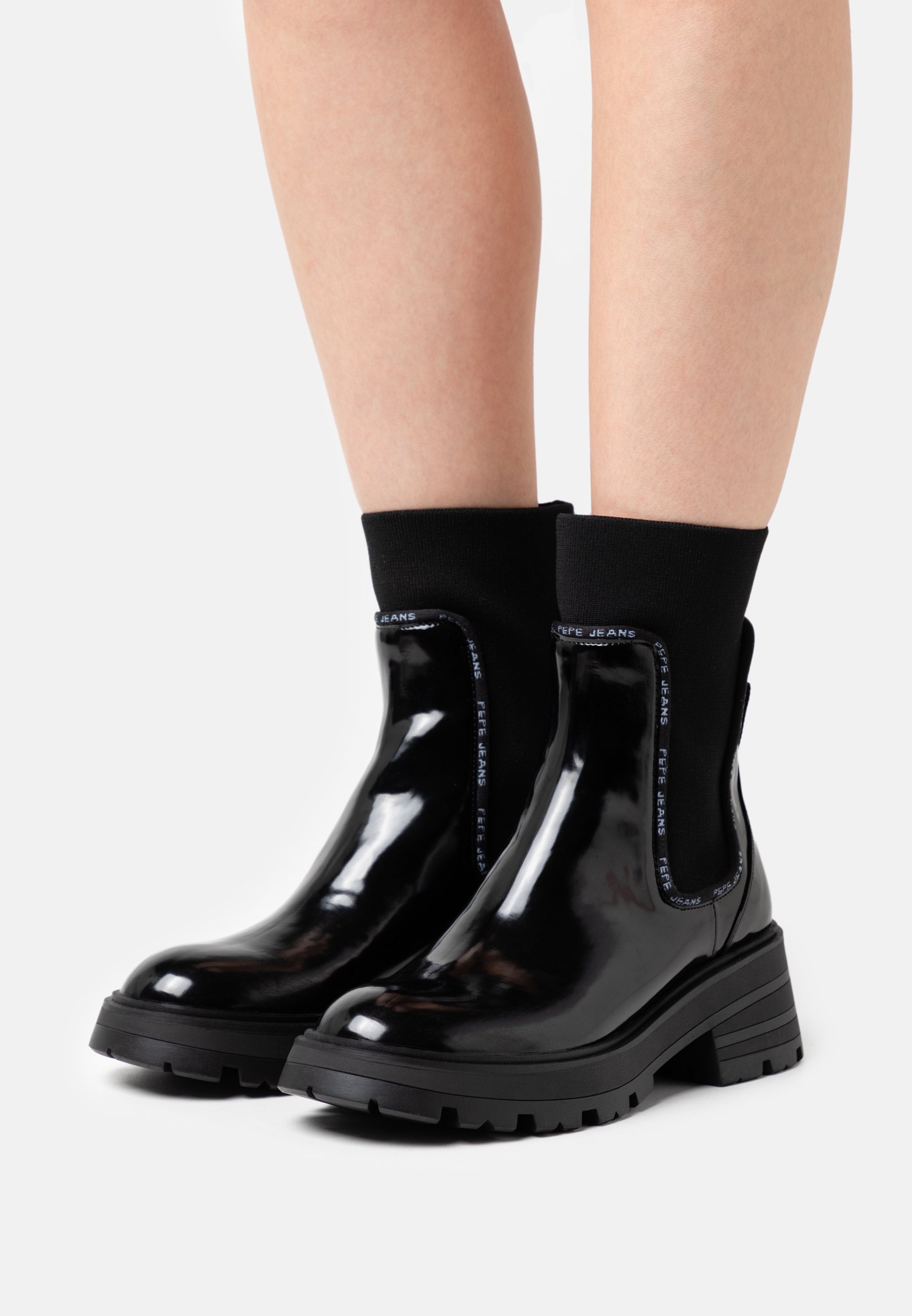 Pepe Jeans SODA CHELSEA - con plataforma - black/negro -