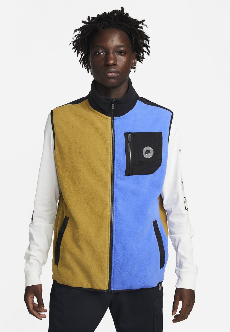 Nike Sportswear Vest golden moss/medium blue/black/guldfarvet
