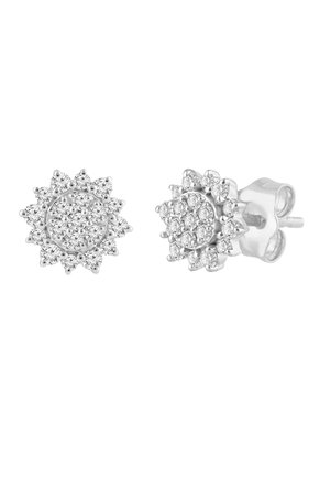 Diamant Exquis, Ohrringe - white  gold-coloured