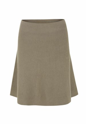 HENRIETTA - Fustă în formă de A - greige
