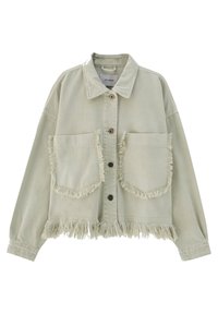 PULL&BEAR Chaqueta vaquera - green