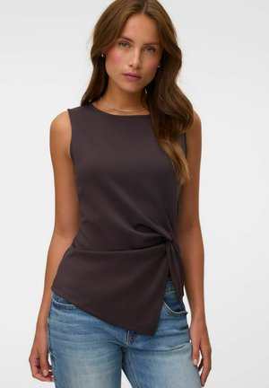 Vero Moda, TOP VMSMILLA TOP - Débardeur - chocolate torte
