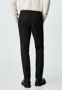 Mango Kalhoty - mottled dark grey