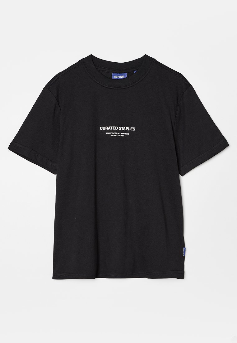ONLY & SONS junior T-shirt print zwart ONLY & SONS junior T-shirt print zwart