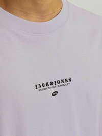 Jack & Jones Junior Triko s potiskem - lavender frost