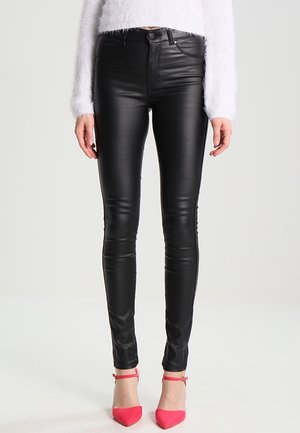 Pantalon classique - coated denim