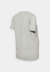 Pieces Maternity PMRIA FOLD UP SOLID TEE  - T-shirt básica - light grey melange