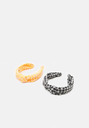 PCKASSANDRA HAIRBAND 2 PACK - Hair Styling Accessory - black/white