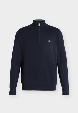 GANT, CLASSIC HALF ZIP - Pullover - evening blue