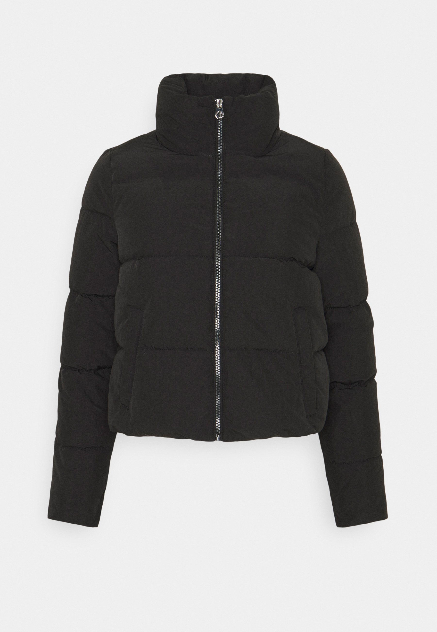 Svart Pull & Bear höst vår jacka, storlek L (dam) Svart Pull & Bear höst vår jacka, storlek L (dam)