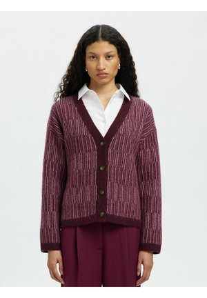 SLFALVA STRIPE - Gilet - fig