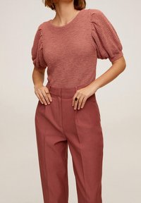 Mango Chino kalhoty - pink