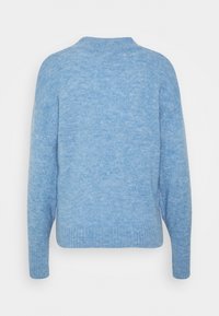 ICHI Stickad tröja - blue