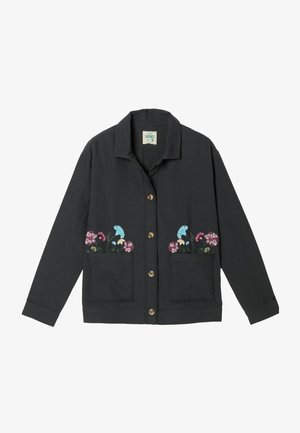 FatFace, REGULAR FIT - ISABELLE EMBROIDERED JACKET - Lichte jas - charcoal grey