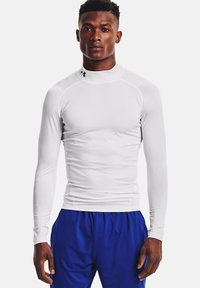 Under Armour - LANGARM HG COMPRESSION MOCK LANGARM - Undertröja - weiss Miniatyrbild 1