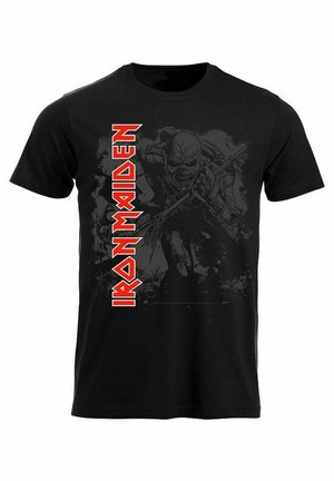 IRON MAIDEN TROOPER WATERMARK - Printtipaita - black