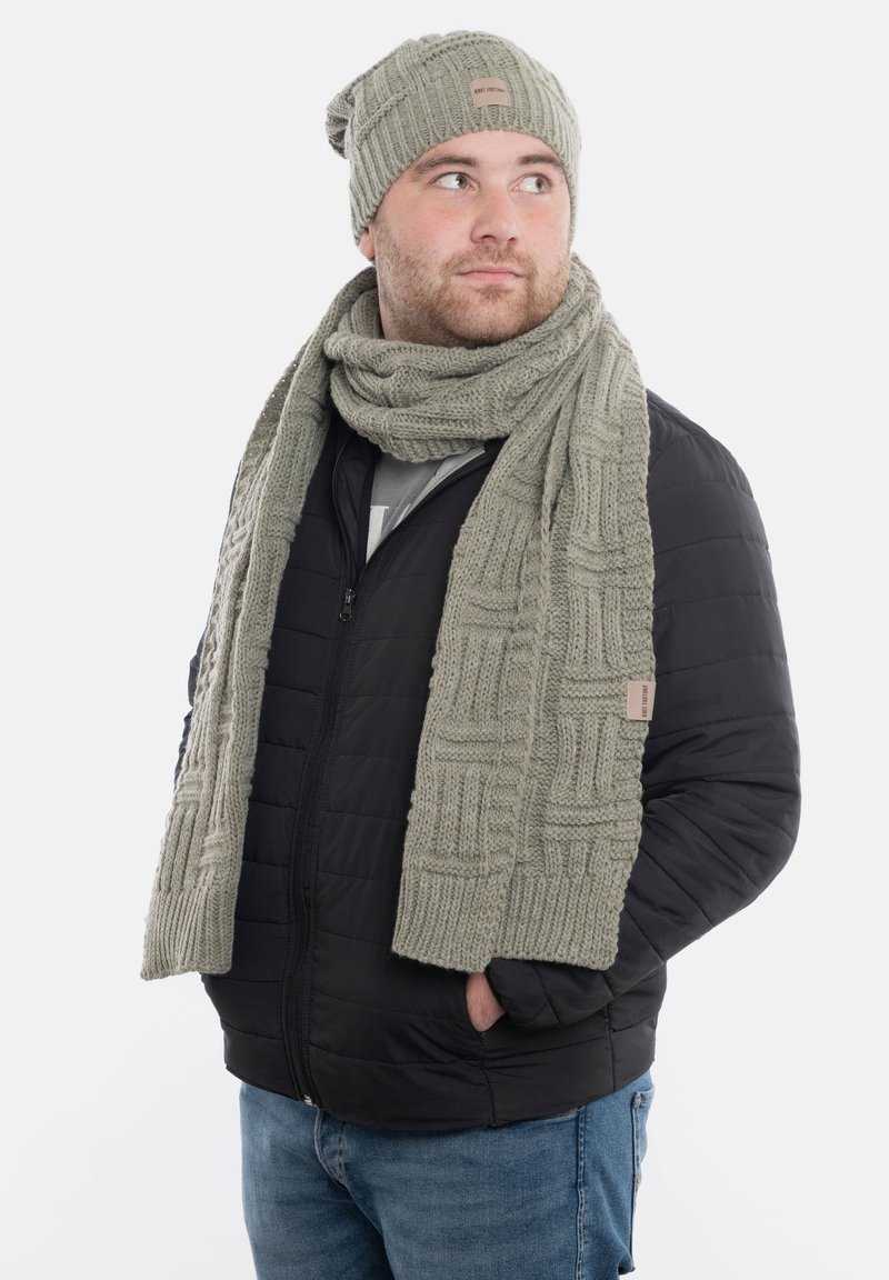 Knit Factory BOBBY - Sciarpa - urban green