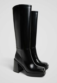 Stradivarius Bottes Noires Zalando Stradivarius Bottes à Plateau