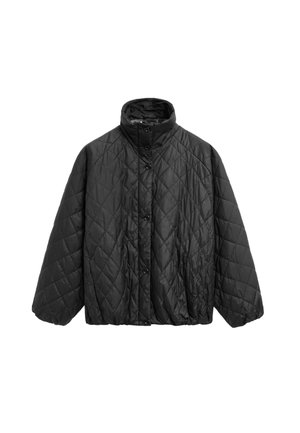 Massimo Dutti, HIGH NECK QUILTED BOMBER JACKET - Übergangsjacke - black