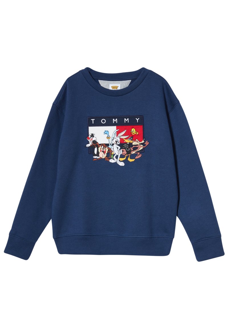 ga werken sextant Mortal Tommy Hilfiger LOONEY TUNES CREW - Sweater - blue/donkerblauw - Zalando.be