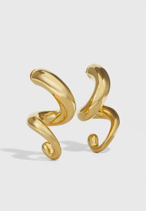 HUGO KREIT PISTIL SPIRAL EARRINGS - Earrings - vintage gold-coloured
