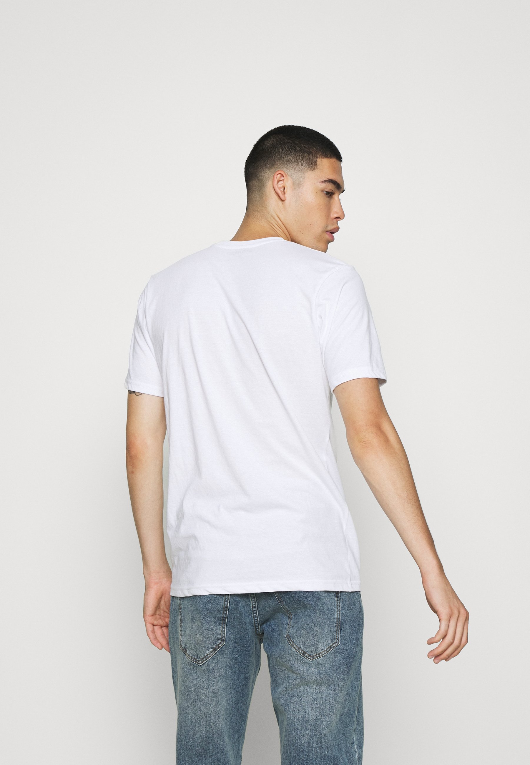 Denim Project 10 PACK - T-shirt basic - white/wit - Zalando.nl