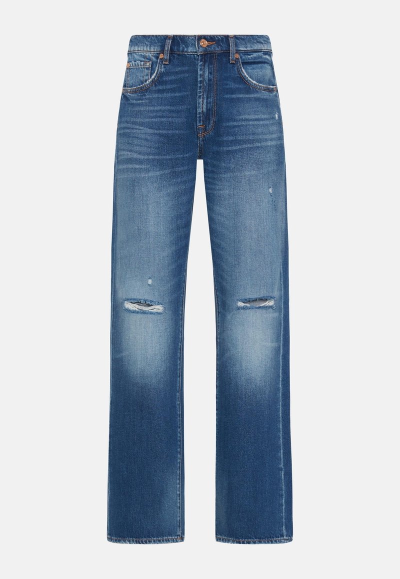 7 For All Mankind Flared Jeans donkerblauw