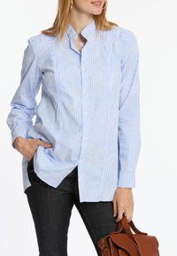 Cache Coeur MATERNITY AND NURSING EMBROIDERED CAMILLE - Overhemdblouse - blue