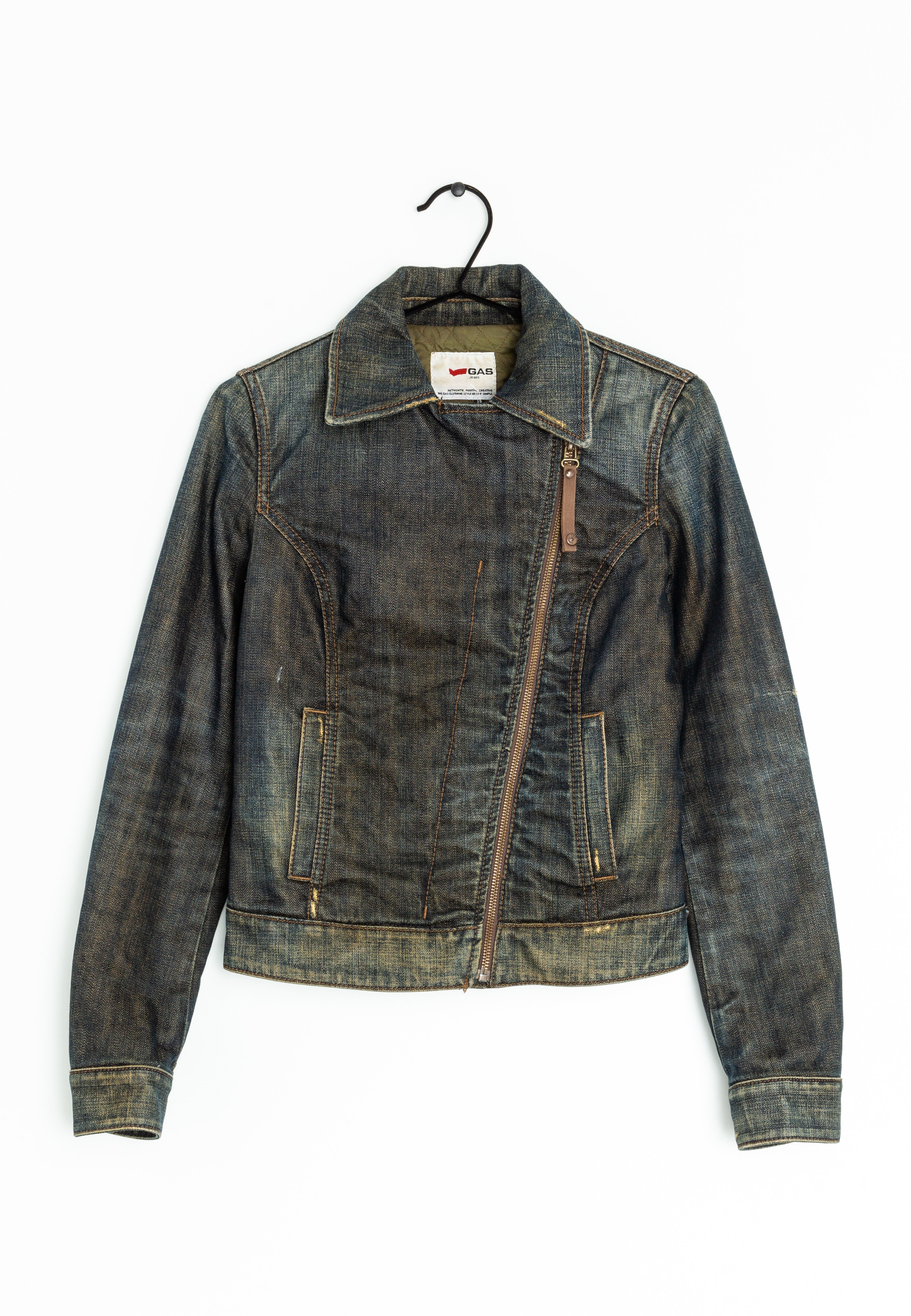 GAS Giacca di jeans - light brown/marrone chiaro - Zalando.it