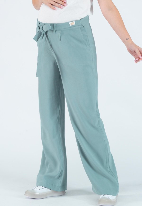 MATERNITY WIDE  WITH REMOVABLE STRAPS BETTY - Stoffhose - sage