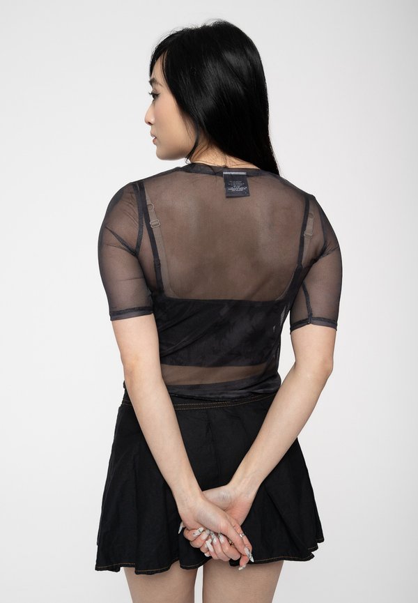 IRON MAIDEN BAND LOGO CROP - Print T-shirt3