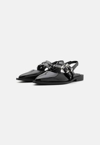 RAID DINKY - Ankle strap ballet pumps - black