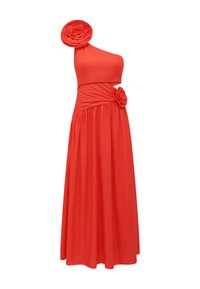Forever New JOSEFINA ONE SHOULDER ROSE MIDI - Cocktailkleid/festliches Kleid - flame scarlet