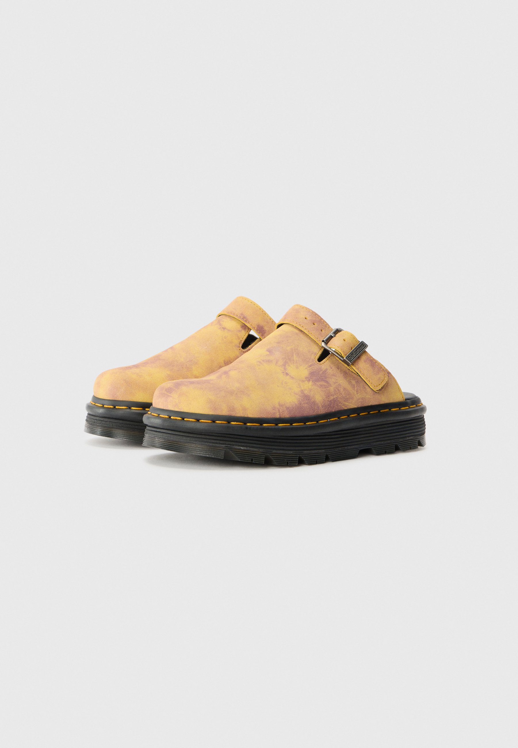 Dr. Martens ZEBZAG - Mules - burnt yellow/grunge tie dye/dark