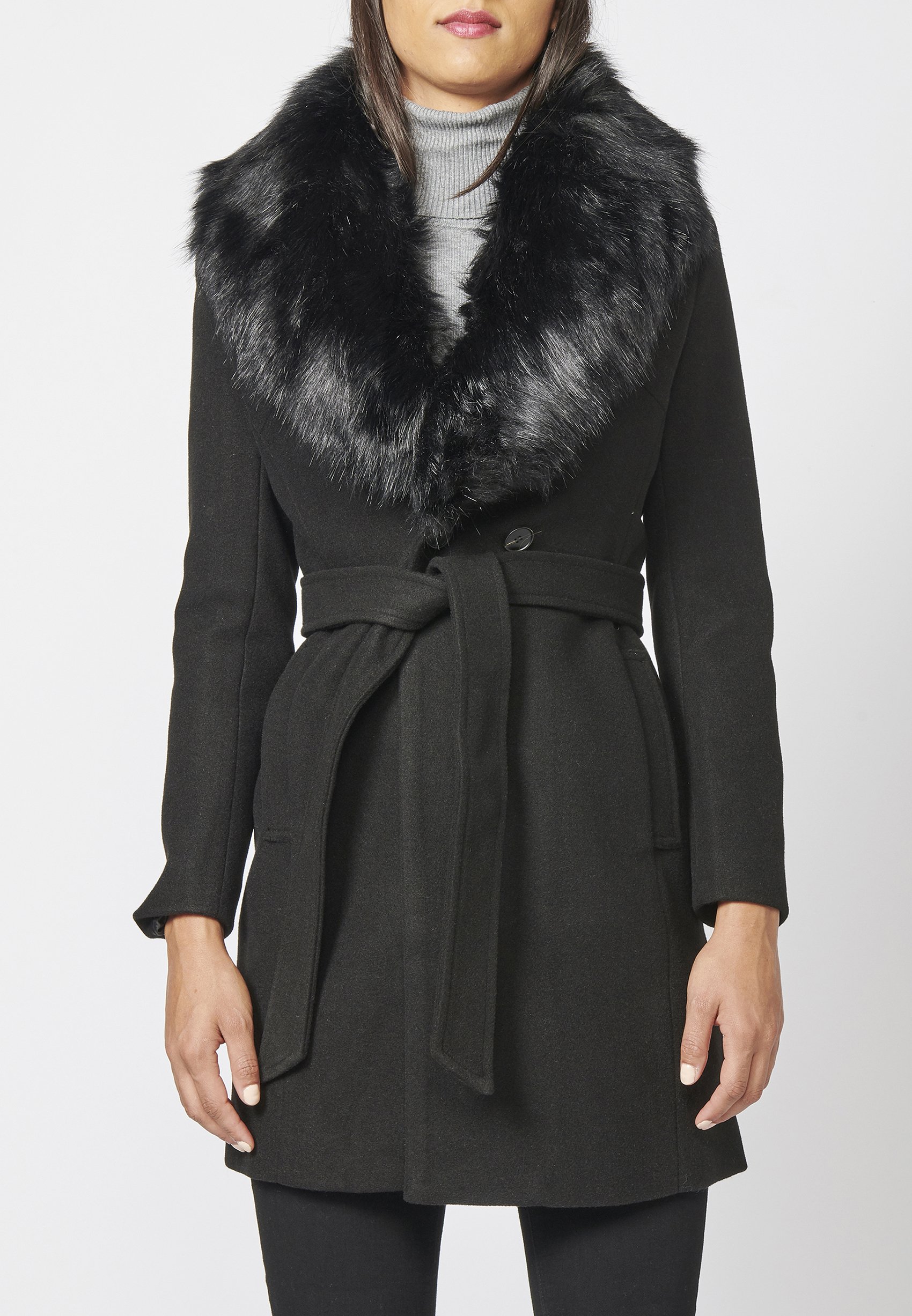 Koroshi Abrigo clásico - black/negro - Zalando.es