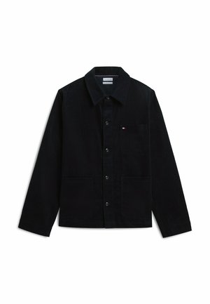 Tommy Hilfiger, TOMMY HILFIGER RELAXED FIT CORDUROY CHORE SHIRT JACKET - Let jakke / Sommerjakker - black