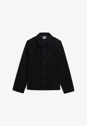 Tommy Hilfiger, TOMMY HILFIGER RELAXED FIT CORDUROY CHORE SHIRT JACKET - Let jakke / Sommerjakker - black
