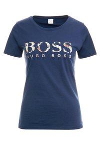 BOSS CASUAL T-shirt med print - blue