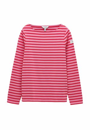 REGULAR FIT - HARBOUR BOAT NECK BRETON - Bluză cu mânecă lungă - pink/red