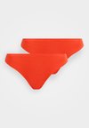 WOMEN INVISIBLE 2 PACK - Tanga - flame red