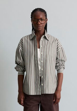 Marc O'Polo DENIM, Button-down blouse - dark brown