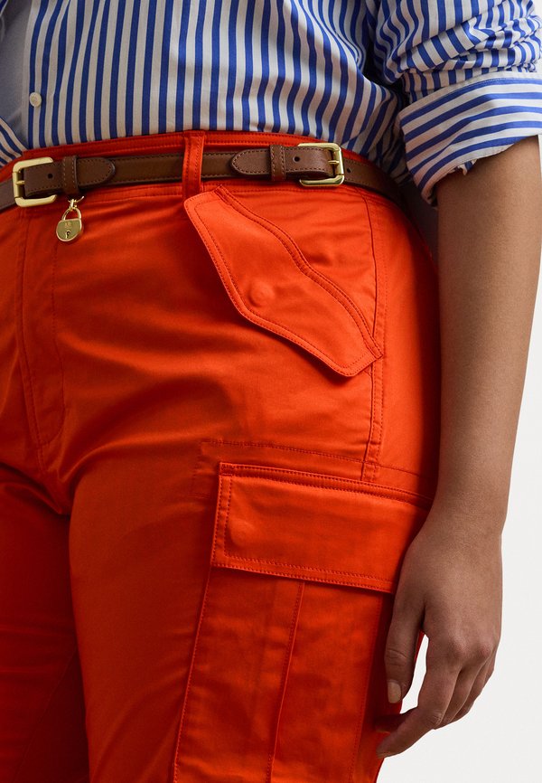 NIDELIO - Cargo trousers - orange3
