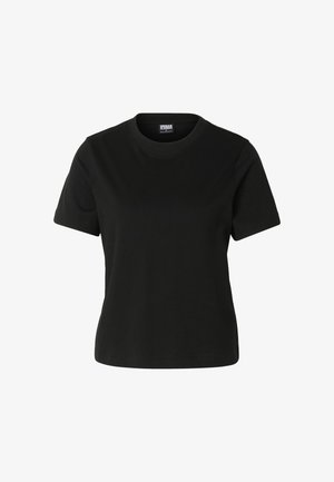 Urban Classics, LADIES BASIC BOXY TEE 3 PACK - T-shirt basic - black